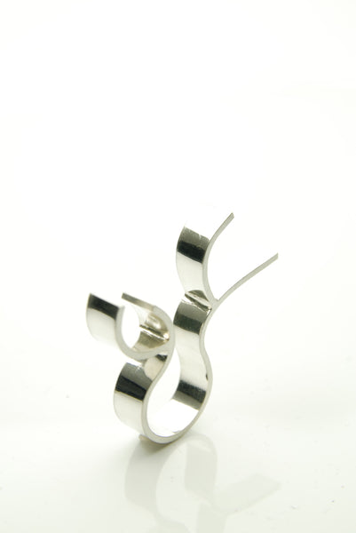 Construction Silver Ring