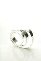 Vertigo Silver Ring