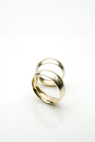 Saga Round Gold Engagement Rings