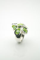 Ringul Apple Green Silver Ring 